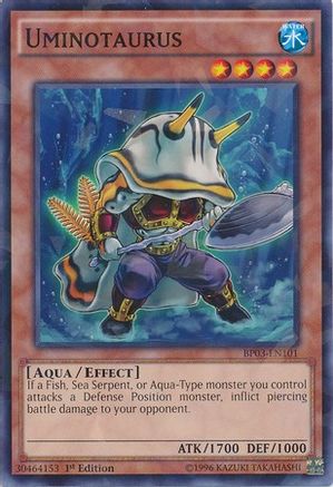 Uminotaurus [BP03-EN101] Shatterfoil Rare - Trinity Hobby