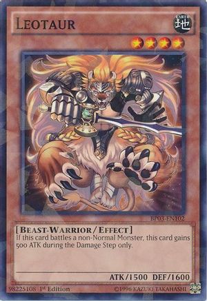 Leotaur [BP03-EN102] Shatterfoil Rare - Trinity Hobby