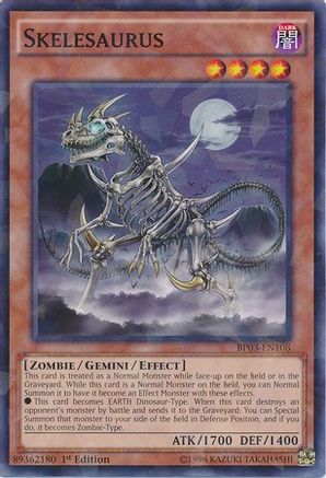 Skelesaurus [BP03-EN108] Shatterfoil Rare - Trinity Hobby