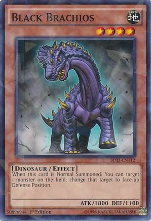 Black Brachios [BP03-EN112] Shatterfoil Rare - Trinity Hobby