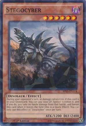 Stegocyber [BP03-EN114] Shatterfoil Rare - Trinity Hobby