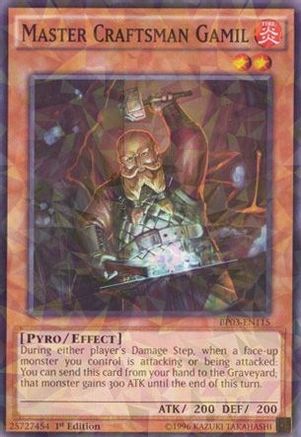 Master Craftsman Gamil [BP03-EN115] Shatterfoil Rare - Trinity Hobby