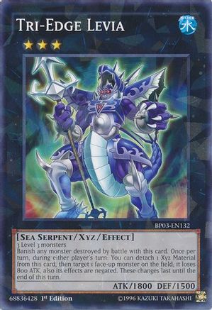 Tri-Edge Levia [BP03-EN132] Shatterfoil Rare - Trinity Hobby