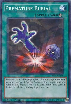 Premature Burial [BP03-EN136] Shatterfoil Rare - Trinity Hobby