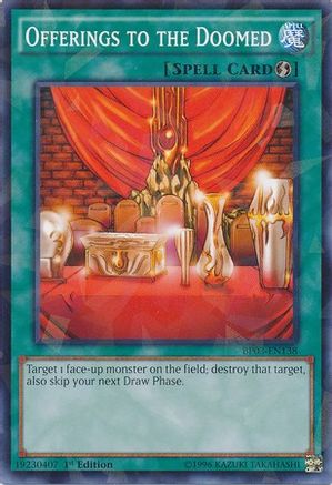 Offerings to the Doomed [BP03-EN138] Shatterfoil Rare - Trinity Hobby