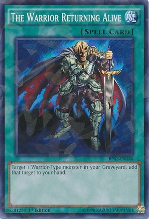 The Warrior Returning Alive [BP03-EN140] Shatterfoil Rare - Trinity Hobby