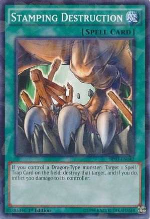 Stamping Destruction [BP03-EN142] Shatterfoil Rare - Trinity Hobby