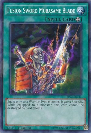 Fusion Sword Murasame Blade [BP03-EN143] Shatterfoil Rare - Trinity Hobby