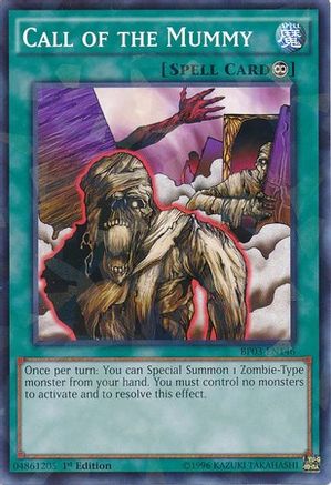 Call of the Mummy [BP03-EN146] Shatterfoil Rare - Trinity Hobby