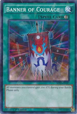 Banner of Courage [BP03-EN147] Shatterfoil Rare - Trinity Hobby