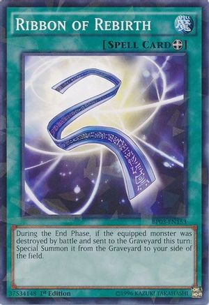Ribbon of Rebirth [BP03-EN153] Shatterfoil Rare - Trinity Hobby