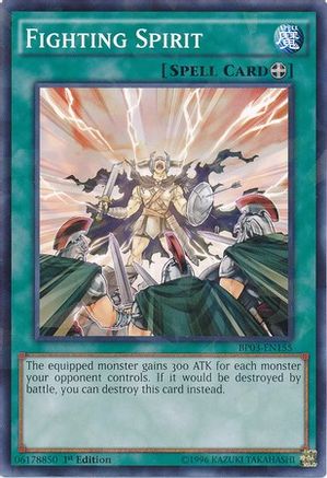 Fighting Spirit [BP03-EN155] Shatterfoil Rare - Trinity Hobby