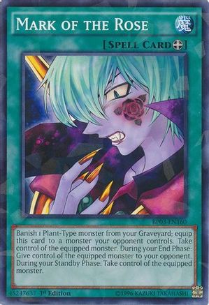 Mark of the Rose [BP03-EN160] Shatterfoil Rare - Trinity Hobby