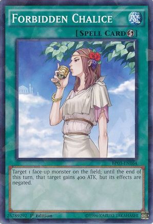 Forbidden Chalice [BP03-EN164] Shatterfoil Rare - Trinity Hobby