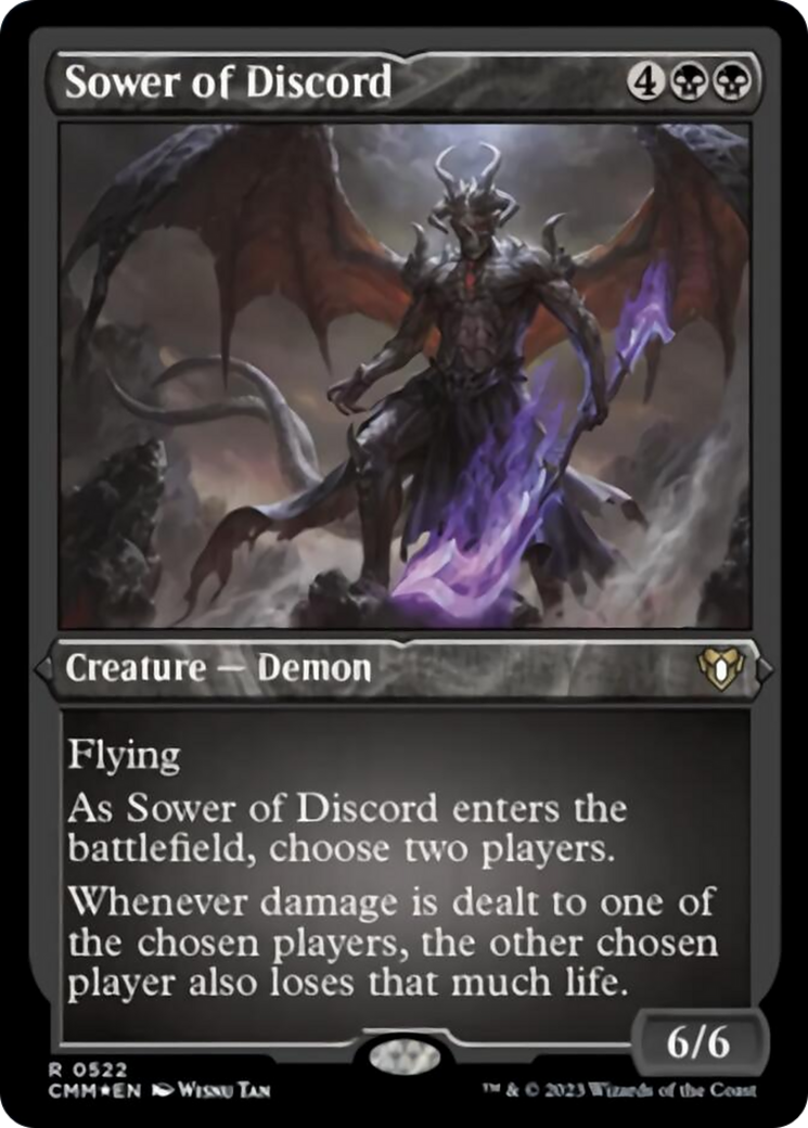 Sower of Discord (Foil Etched) [Commander Masters] - Trinity Hobby