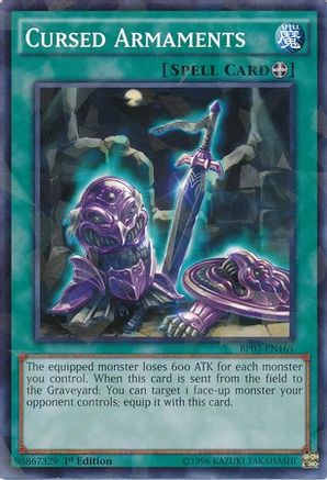 Cursed Armaments [BP03-EN169] Shatterfoil Rare - Trinity Hobby