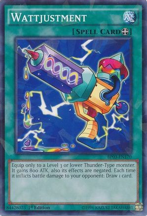 Wattjustment [BP03-EN170] Shatterfoil Rare - Trinity Hobby