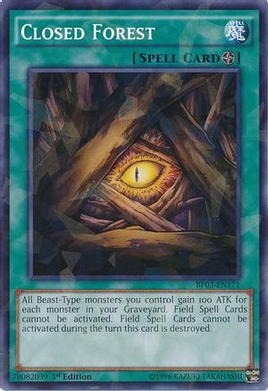 Closed Forest [BP03-EN171] Shatterfoil Rare - Trinity Hobby