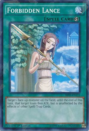 Forbidden Lance [BP03-EN172] Shatterfoil Rare - Trinity Hobby