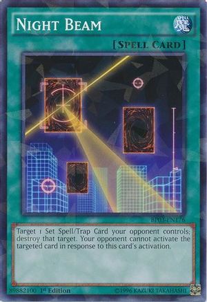 Night Beam [BP03-EN176] Shatterfoil Rare - Trinity Hobby