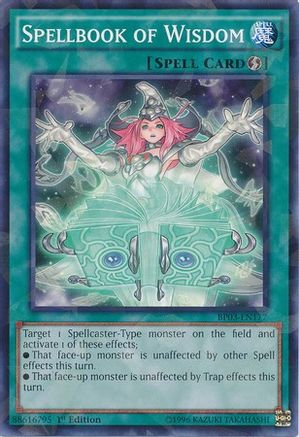 Spellbook of Wisdom [BP03-EN177] Shatterfoil Rare - Trinity Hobby