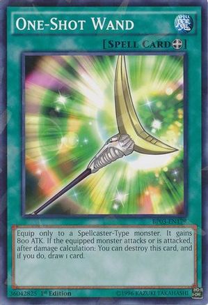 One-Shot Wand [BP03-EN179] Shatterfoil Rare - Trinity Hobby