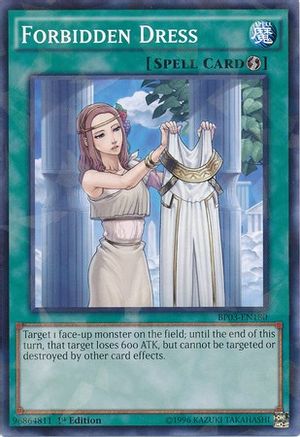 Forbidden Dress [BP03-EN180] Shatterfoil Rare - Trinity Hobby