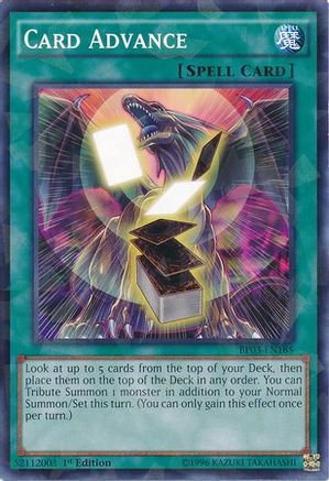 Card Advance [BP03-EN185] Shatterfoil Rare - Trinity Hobby
