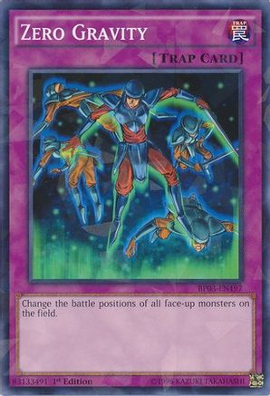 Zero Gravity [BP03-EN197] Shatterfoil Rare - Trinity Hobby