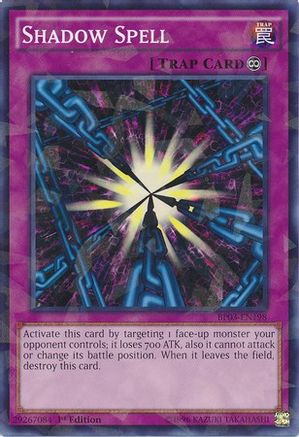 Shadow Spell [BP03-EN198] Shatterfoil Rare - Trinity Hobby