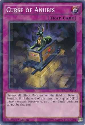 Curse of Anubis [BP03-EN199] Shatterfoil Rare - Trinity Hobby