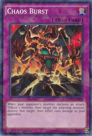 Chaos Burst [BP03-EN203] Shatterfoil Rare - Trinity Hobby