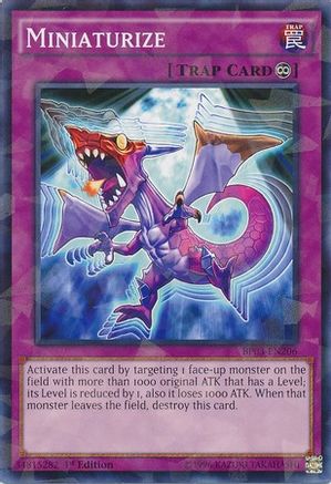 Miniaturize [BP03-EN206] Shatterfoil Rare - Trinity Hobby