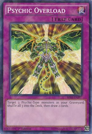 Psychic Overload [BP03-EN207] Shatterfoil Rare - Trinity Hobby