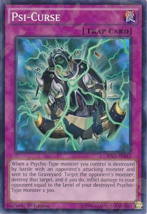 Psi-Curse [BP03-EN217] Shatterfoil Rare - Trinity Hobby