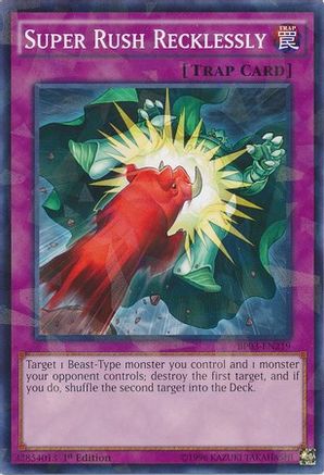 Super Rush Recklessly [BP03-EN219] Shatterfoil Rare - Trinity Hobby