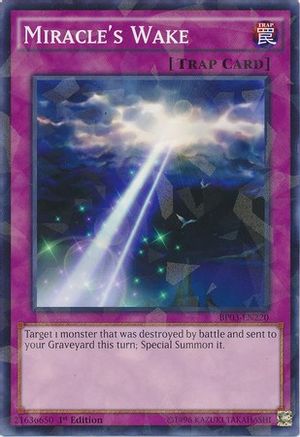 Miracle's Wake [BP03-EN220] Shatterfoil Rare - Trinity Hobby