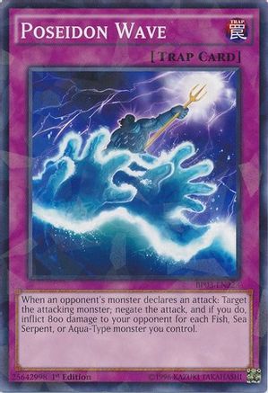 Poseidon Wave [BP03-EN223] Shatterfoil Rare - Trinity Hobby