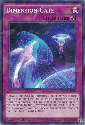 Dimension Gate [BP03-EN226] Shatterfoil Rare - Trinity Hobby