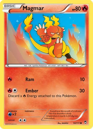 Magmar (10/111) [XY: Furious Fists] - Trinity Hobby