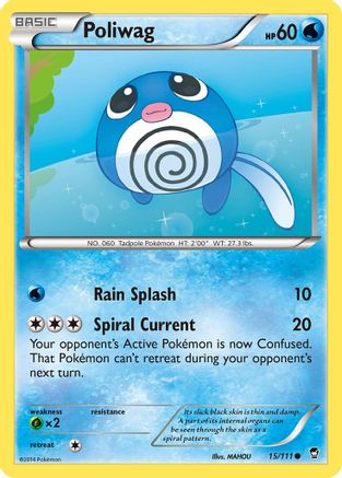 Poliwag (15/111) [XY: Furious Fists] - Trinity Hobby