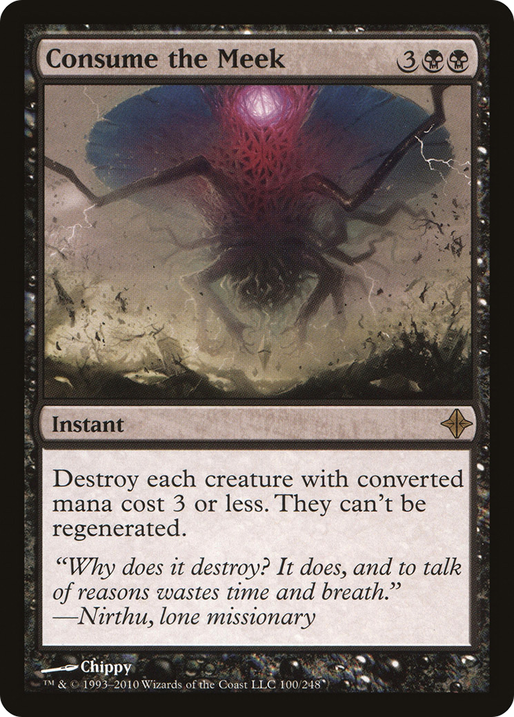 Consume the Meek [Rise of the Eldrazi] - Trinity Hobby