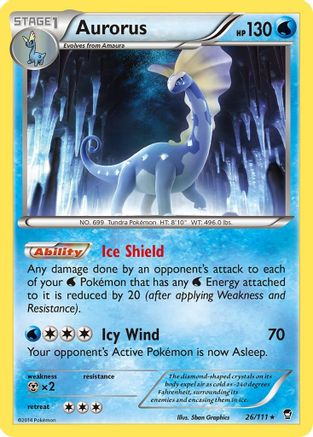 Aurorus (26/111) [XY: Furious Fists] - Trinity Hobby
