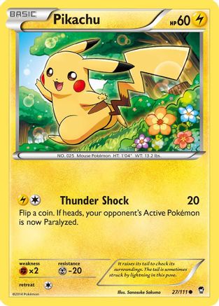 Pikachu (27/111) [XY: Furious Fists] - Trinity Hobby