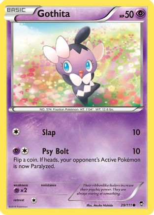 Gothita (39/111) [XY: Furious Fists] - Trinity Hobby
