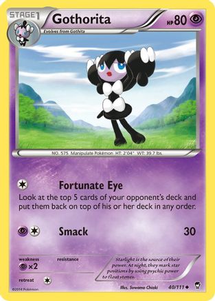 Gothorita (40/111) [XY: Furious Fists] - Trinity Hobby