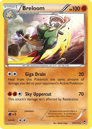Breloom (50/111) [XY: Furious Fists] - Trinity Hobby