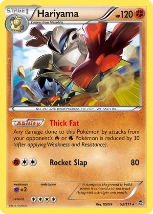 Hariyama (52/111) [XY: Furious Fists] - Trinity Hobby