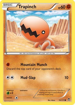 Trapinch (53/111) [XY: Furious Fists] - Trinity Hobby