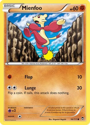 Mienfoo (56/111) [XY: Furious Fists] - Trinity Hobby